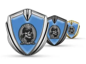Badge Fender 3D Disegno Forza Adattabile Emblema 3D